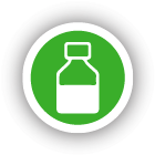 Green vial icon